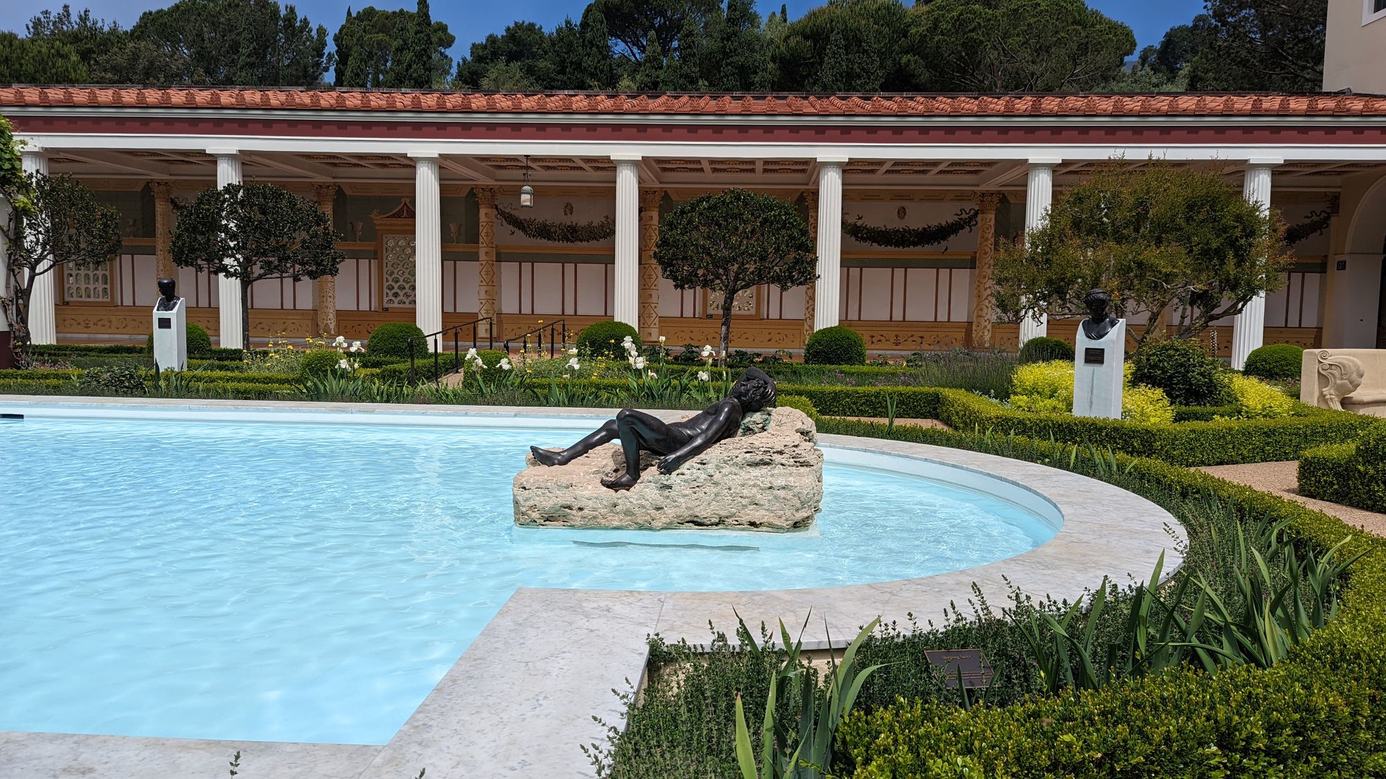 Getty Villa garden