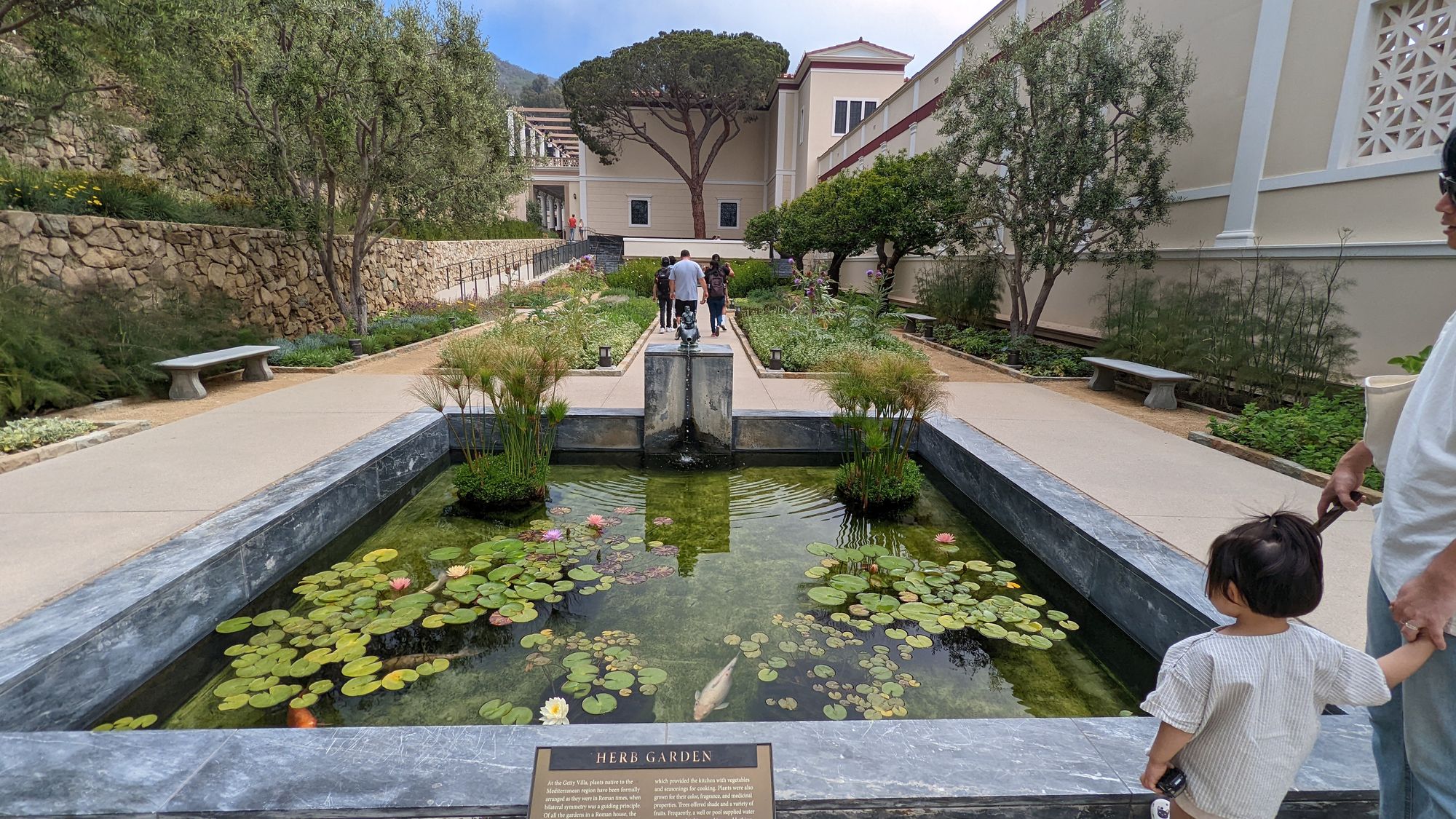 The Herb Garden at the Getty Villa