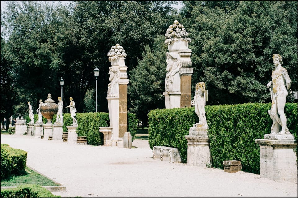 Villa Borghese Statues